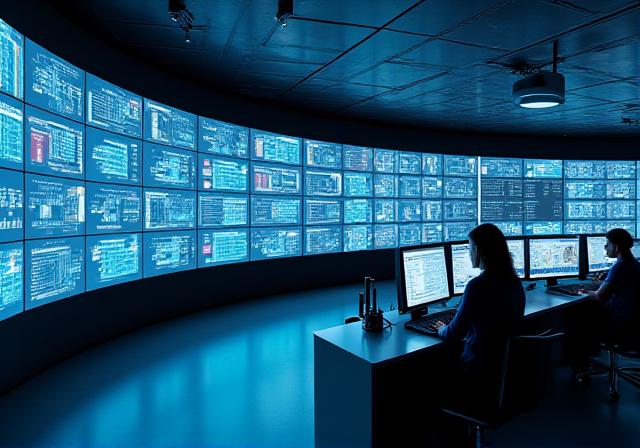 Mission control centre representative of monitored data security